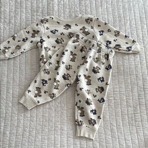 Garanimals Woodland Animals Matching Sweatshirt/Sweatpants set